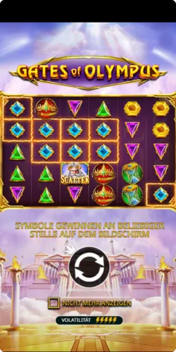 Gates of Olympus loading screen